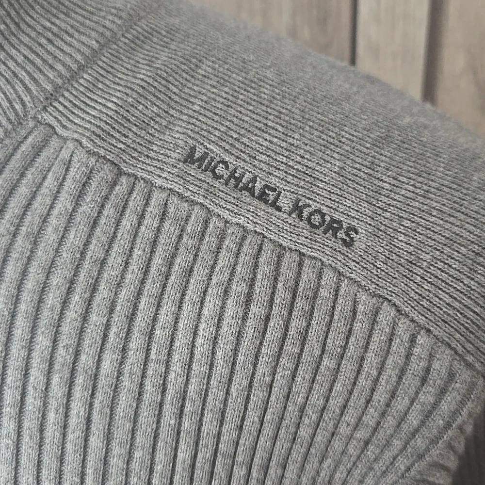 Michael Kors Men's Gray Half-Zip Sweater Pullover